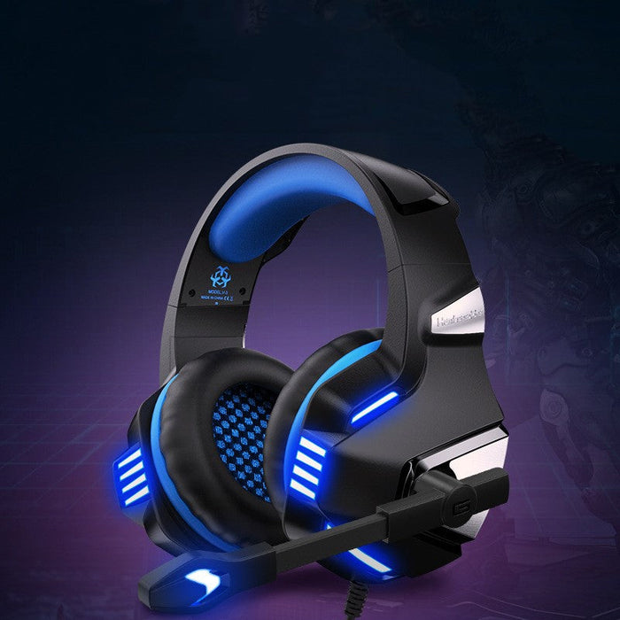 Head-mounted luminous wire-controlled PS4 gaming headset - for just $125.54! 