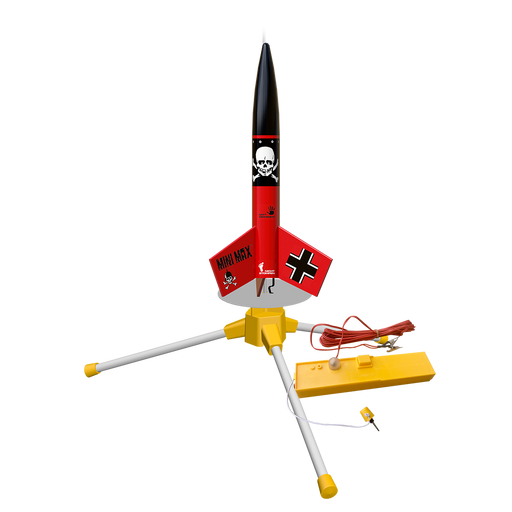 Estes Rockets - Mini Der Red Max™ Launch Set Rocket-Building Kit, Intermediate Mini Flying-Rocket-Model Kit for Ages 10+ - for just $39.99! 