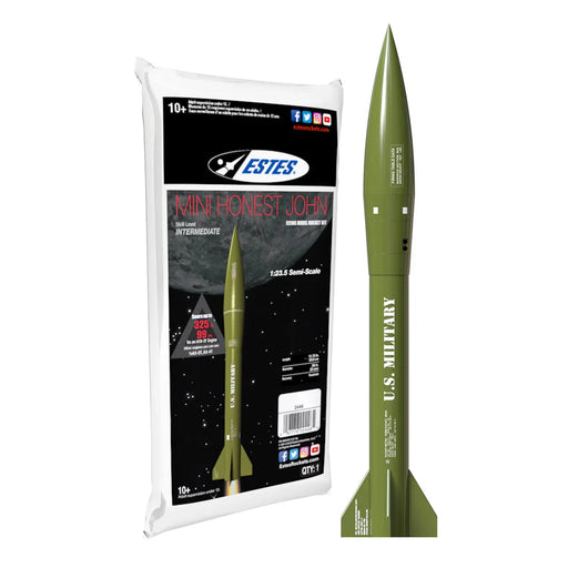 Estes Rockets - Mini Honest John Rocket-Building Kit, Intermediate Flying-Rocket-Model Kit for Ages 10+ - for just $15.99! 
