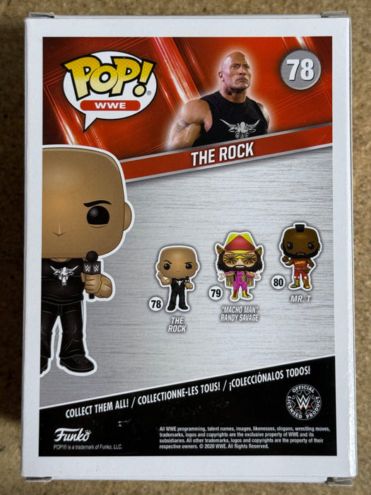 Funko Pop! WWE Dwayne “The Rock” Johnson #78 Wrestling Rock Bottom People’s Elbow - for just $12! 
