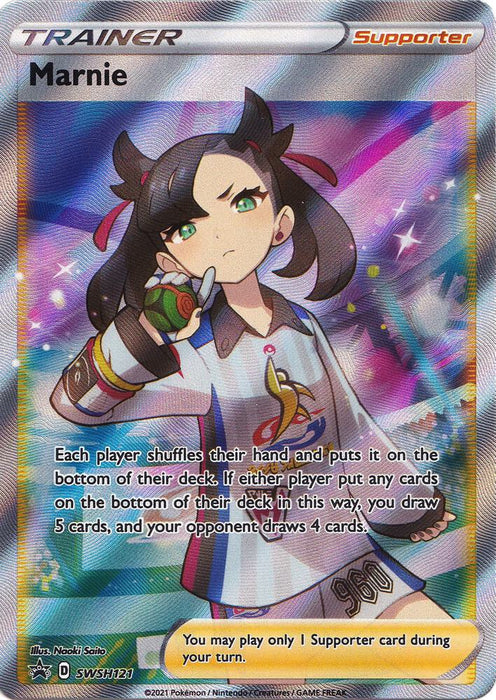 Marnie (SWSH121) [Sword & Shield: Black Star Promos] - for just $12.50! 