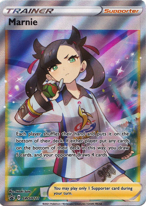 Marnie (SWSH121) [Sword & Shield: Black Star Promos] - for just $12.50! 
