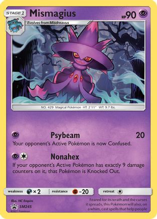 Mismagius SM245 - SM Promos - for just $0.23! 