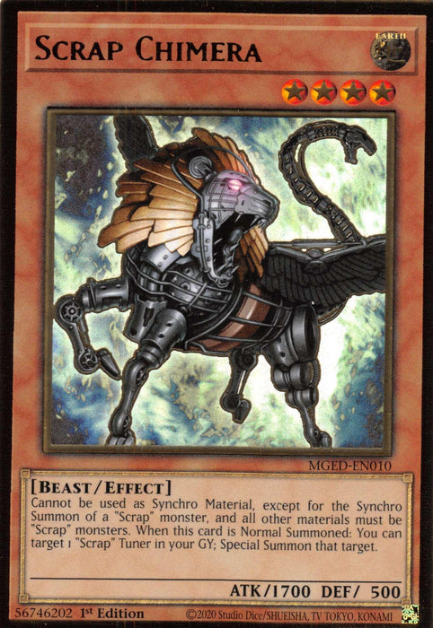 Scrap Chimera [MGED-EN010] Gold Rare - for just $0.20! 