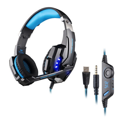 G9000 Headphones Gaming Headset with Microphone 3.5+USB Single Hole Headset for PS4 - for just $85.80! 