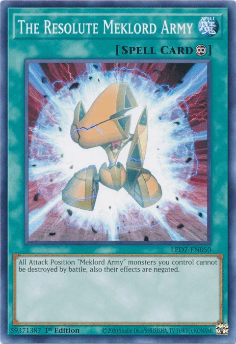 The Resolute Meklord Army [LED7-EN050] Common - for just $0.10! 