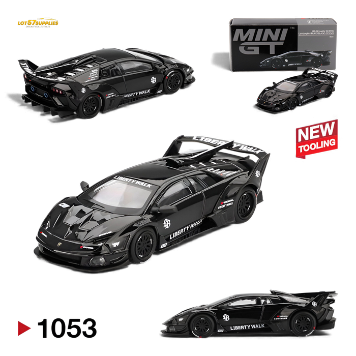 Mini GT Lamborghini Murcielago GT Evo Black 1:64 - for just $19.99! 