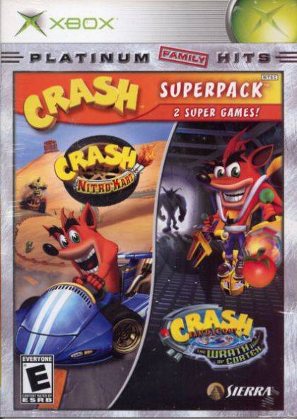 Crash Superpack - Crash Nitro Kart / Crash Bandicoot: The Wrath of Cortex (Xbox) - for just $0! 