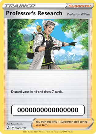 Professor's Research (with Pokemon Go Code) SWSH178 - SWSH Sword & Shield Promo Cards - for just $0.33! 
