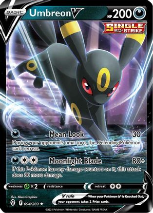 Umbreon V 094/203 - SWSH07 Evolving Skies Holofoil - for just $2.78! 