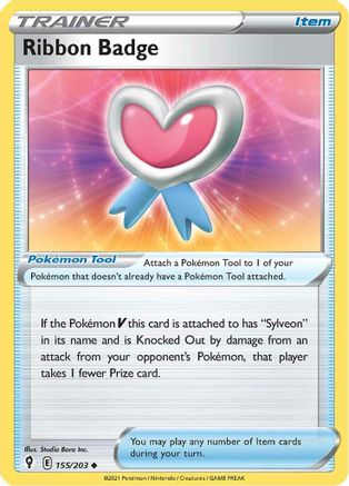 Ribbon Badge 155/203 - SWSH07 Evolving Skies Reverse Holofoil - for just $0.06! 