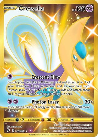 Cresselia (Secret) 228/203 - SWSH07 Evolving Skies Holofoil - for just $5.99! 