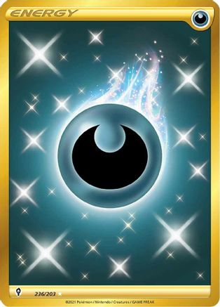 Darkness Energy (Secret) 236/203 - SWSH07 Evolving Skies Holofoil - for just $11.41! 