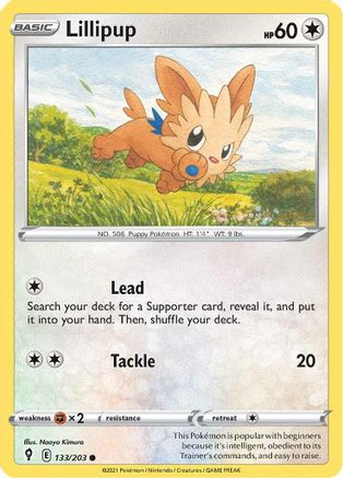 Lillipup 133/203 - SWSH07 Evolving Skies - for just $0.05! 