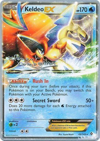 Keldeo EX (49/149) (Anguille Sous Roche - Clement Lamberton) [World Championships 2013] - for just $0.80! 