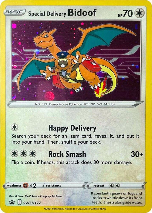 Special Delivery Bidoof (SWSH177) [Sword & Shield: Black Star Promos] - for just $187.55! 