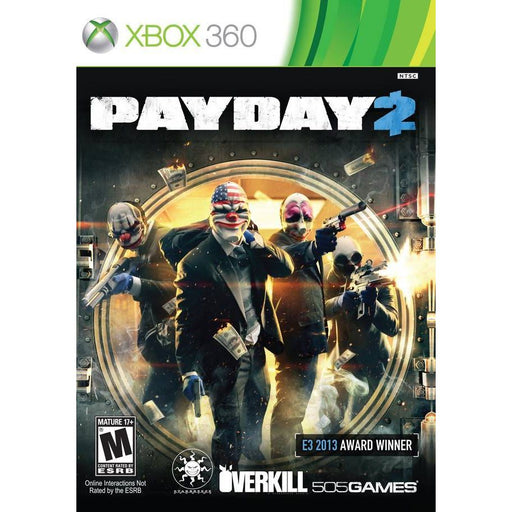 PayDay 2 (Xbox 360) - Just $0! Shop now at Retro Gaming of Denver