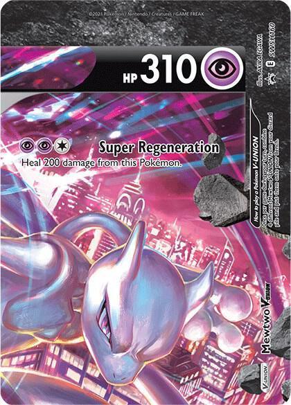 Mewtwo V-Union (SWSH160) [Sword & Shield: Black Star Promos] - for just $6.65! 
