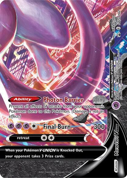 Mewtwo V-Union (SWSH162) [Sword & Shield: Black Star Promos] - for just $4.35! 