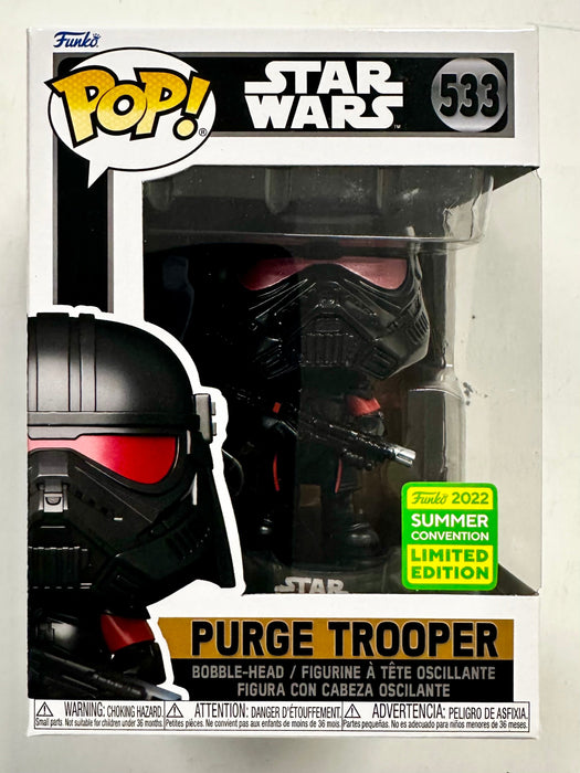 Funko Pop! Star Wars Purge Trooper #533 SDCC 2022 Summer Con Exclusive - for just $10! 