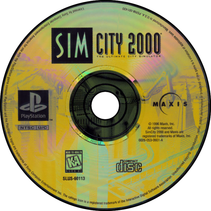SimCity 2000 – PlayStation 1 (PS1) - for just $0! 
