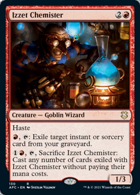 Izzet Chemister (Commander 2021 Forgotten Realms) Near Mint - for just $0.12! 