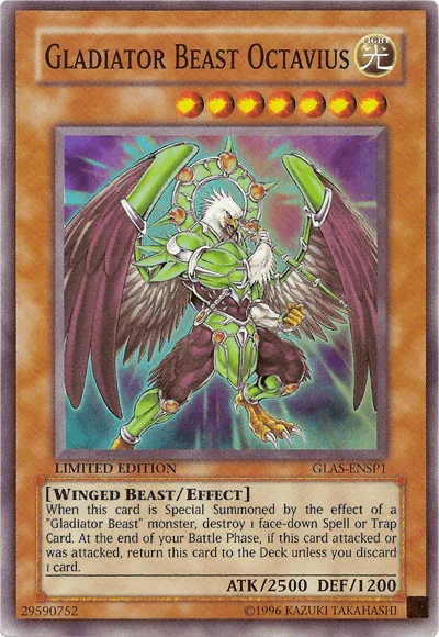 Gladiator Beast Octavius [GLAS-ENSP1] Super Rare - for just $0.75! 