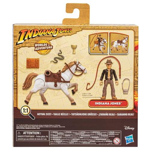 Indiana Jones Worlds of Adventure Indiana Jones with Horse Action Figure Set - Just $19.40! Shop now at Retro Gaming of Denver