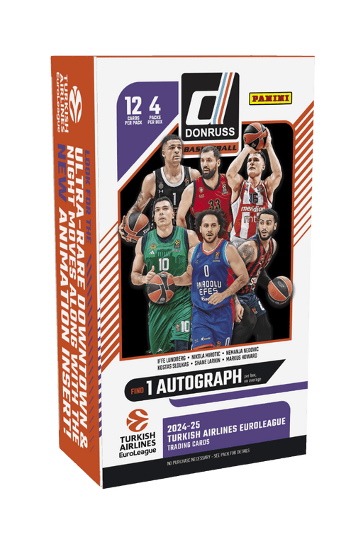 2024-25 Panini Donruss Turkish Airlines EuroLeague - Hobby Box - for just $100! 