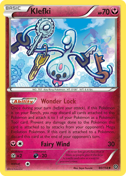 Klefki (80/114) [XY: Steam Siege] - for just $0.15! 