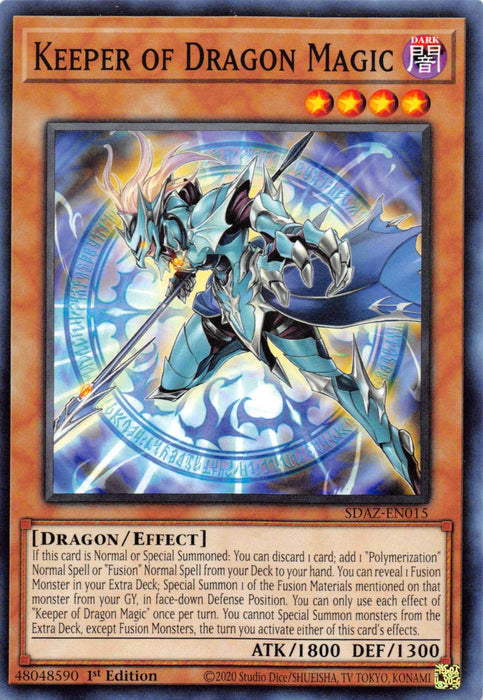 Keeper of Dragon Magic [SDAZ-EN015] Common - for just $0.10! 