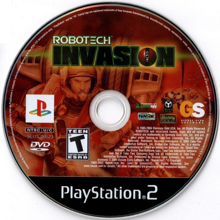 Robotech Invasion – PlayStation 2 (PS2) - for just $0! 