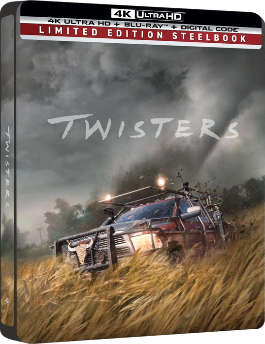 Twisters - Steelbook (4K Ultra HD + Blu-ray + Digital) - for just $47.99! 