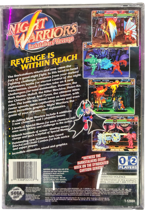 Night Warriors Darkstalkers' Revenge [CIB] – Sega Saturn (SS) - for just $129.99! 