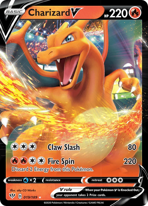 Charizard V (019/189) [Sword & Shield: Darkness Ablaze] - for just $4.15! 