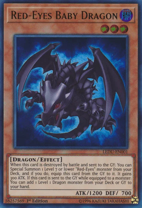 Red-Eyes Baby Dragon [LEDU-EN001] Ultra Rare - for just $4.75! 