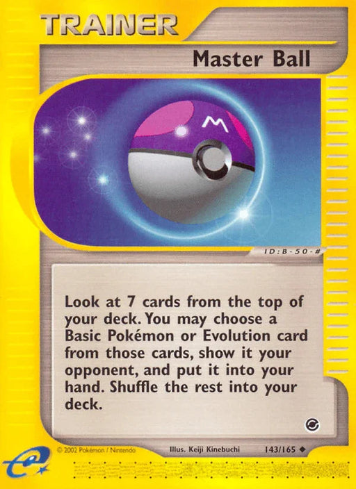 Master Ball (143/165) [Expedition: Base Set] - for just $1! 
