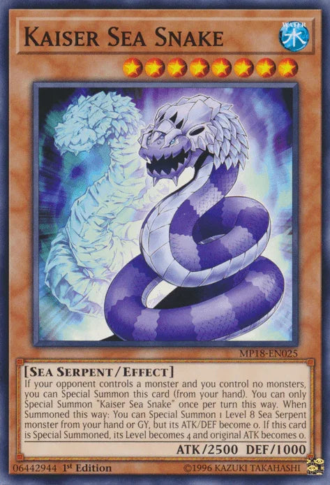 Kaiser Sea Snake [MP18-EN025] Common - for just $0.10! 