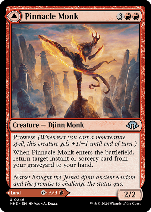 Pinnacle Monk (MH3-246) - Modern Horizons 3 - for just $0.47! 