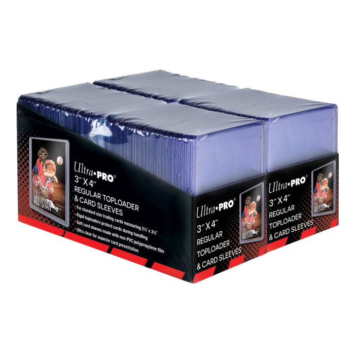 Ultra PRO: Toploader - 3" x 4" (200ct Regular with Card Sleeves) - for just $0! 