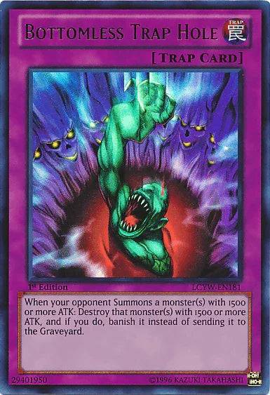 Bottomless Trap Hole [LCYW-EN181] Ultra Rare - for just $1! 