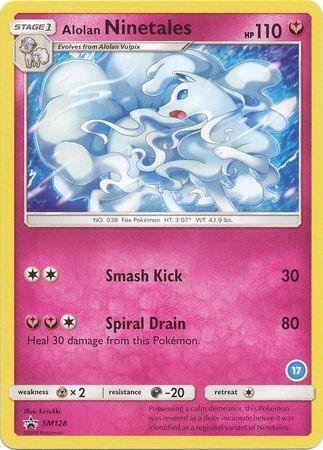 Alolan Ninetales (SM128) (Deck Exclusive #17) [Sun & Moon: Trainer Kit - Alolan Ninetales] - for just $1.85! 