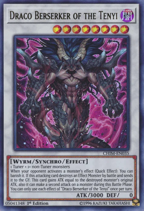 Draco Berserker of the Tenyi [CHIM-EN035] Ultra Rare - for just $0.35! 
