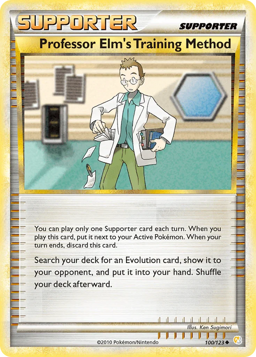 Professor Elm's Training Method (100/123) [HeartGold & SoulSilver: Base Set] - for just $0.15! 