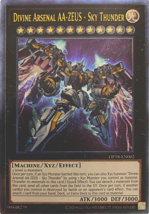 Divine Arsenal AA-ZEUS - Sky Thunder [OP18-EN002] Ultimate Rare - for just $9.60! 