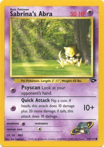 Sabrina's Abra (94/132) [Gym Challenge Unlimited] - for just $1.05! 