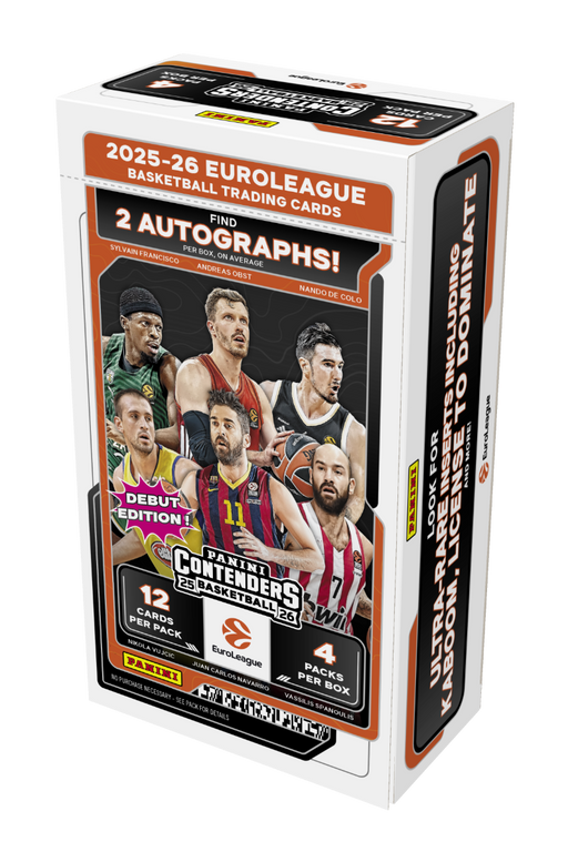 2025-26 Panini Contenders EuroLeague - Hobby Box - for just $100! 