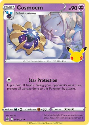 Cosmoem 014/025 - Celebrations Holofoil - for just $0.10! 