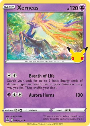 Xerneas 012/025 - Celebrations Holofoil - for just $0.15! 