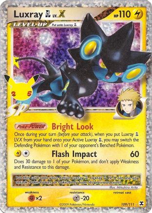 Luxray GL LV.X 109/111 - Celebrations Classic Collection Holofoil - for just $1.64! 